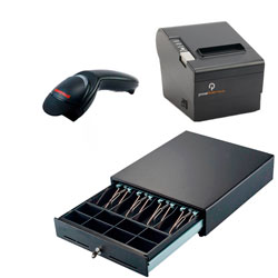 PACK IMPRESORA P80PLUS + CAJON + SCANNER HONEYWELL MS5145